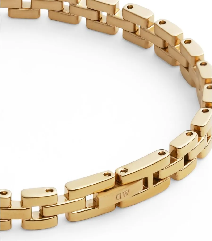 Regalo Donna: Bracciale Daniel Wellington Oro a Maglie Speciale - 3