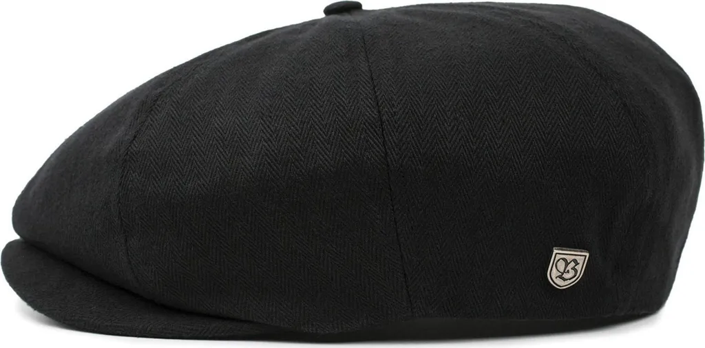 Brixton Brood Nero - Cappello Newsboy a Scatto per Uomo e Donna