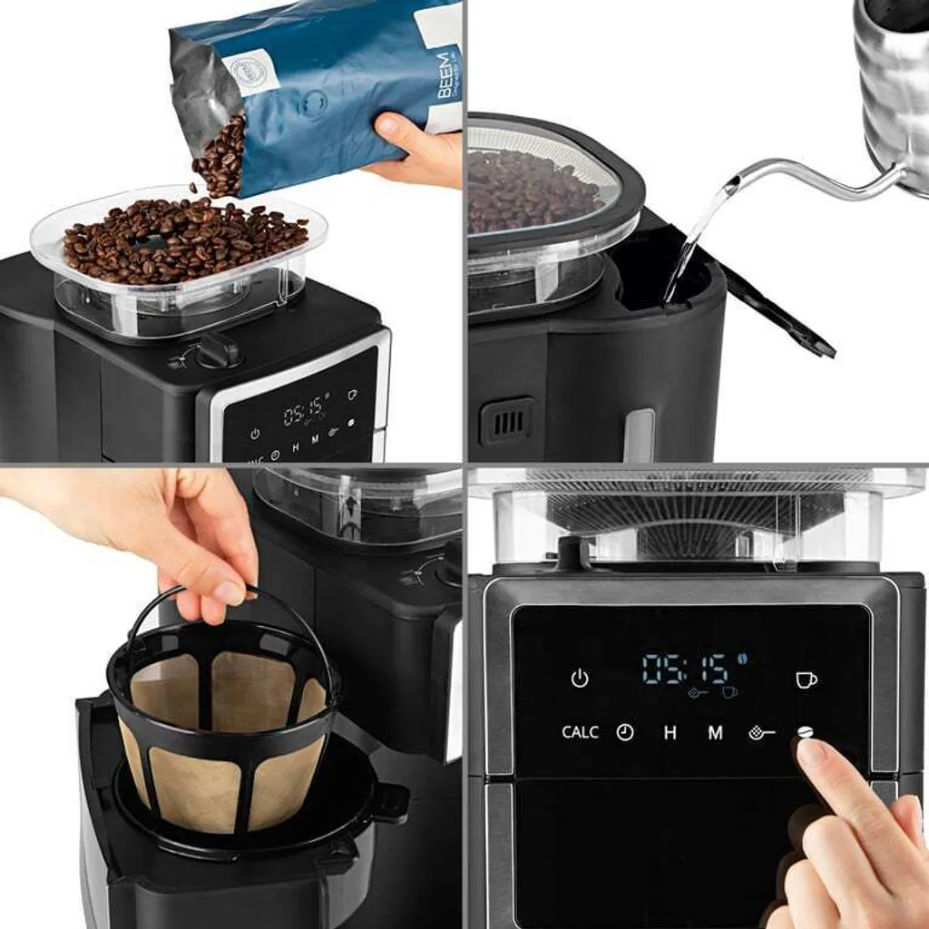 Cafetière filtre programmable avec broyeur intégré et verseuse isotherme - 4