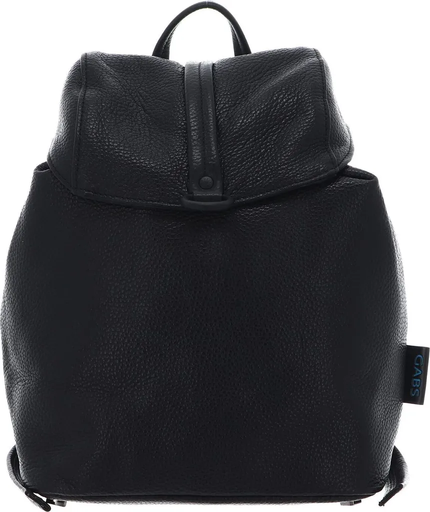 Gabs Simona TG Bull Tube Sac à Dos en Cuir Noir Nero pour Femmes