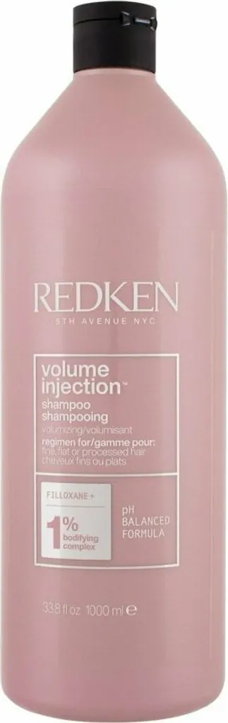 Redken Volume Injection 1000ml - Shampoing au Filloxane Volumisant