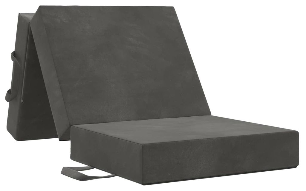 vidaXL Klappsofa Bett 75 x 63 x 45 cm Dunkelgrau