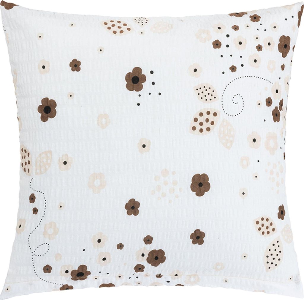 Krepp-Leinwand - 40x40 cm - Braun