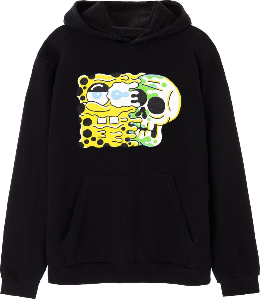 SpongeBob SquarePants - Kapuzenpullover für Herren NS7811 (L) (Schwarz)