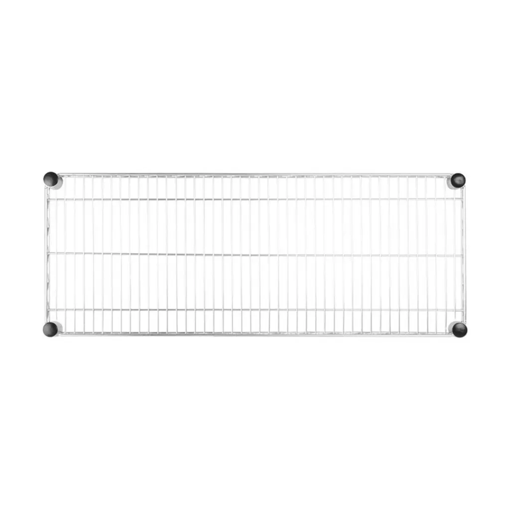 Étagère murale Vogue en fil métallique avec supports, largeur 91 cm