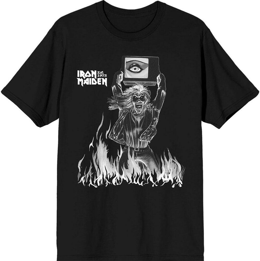 Iron Maiden - "Est. 1975 Holy Smoke" T-Shirt für Herren/Damen Uni RO13855 (M) (Schwarz)
