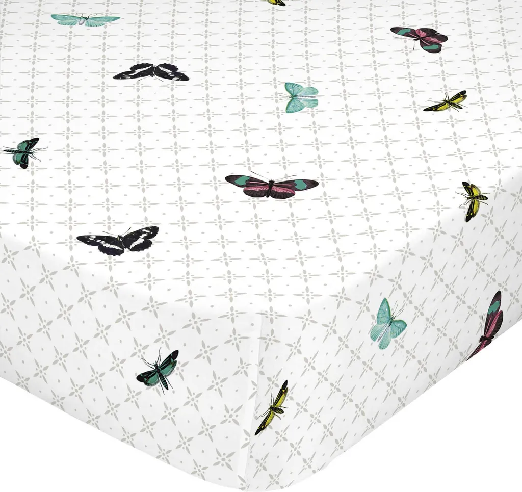 Drap housse 160x200 cm imprimé exotique pour grand matelas épais