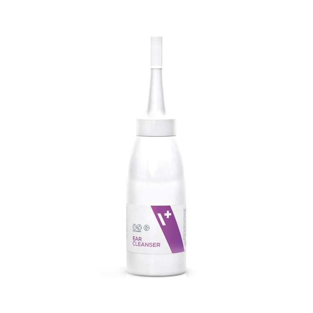 Vet Expert Ear Cleanser for Dogs and Cats Everyday Ear Hygiene Tonic with Allantoin Panthenol Salicylic Acid Tea Tree Oil and Aloe Extract 75ml