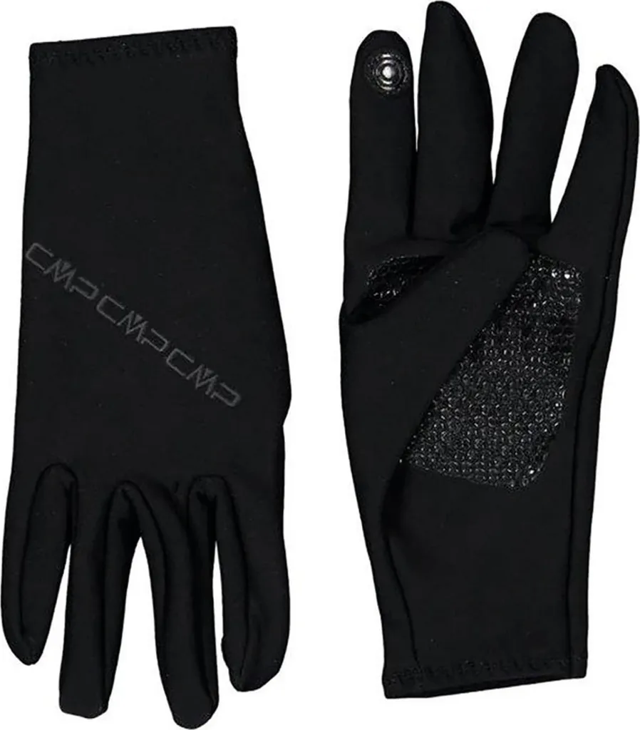 Gants Campagnolo Noirs en Taille M avec Rembourrage Paume Antidérapant