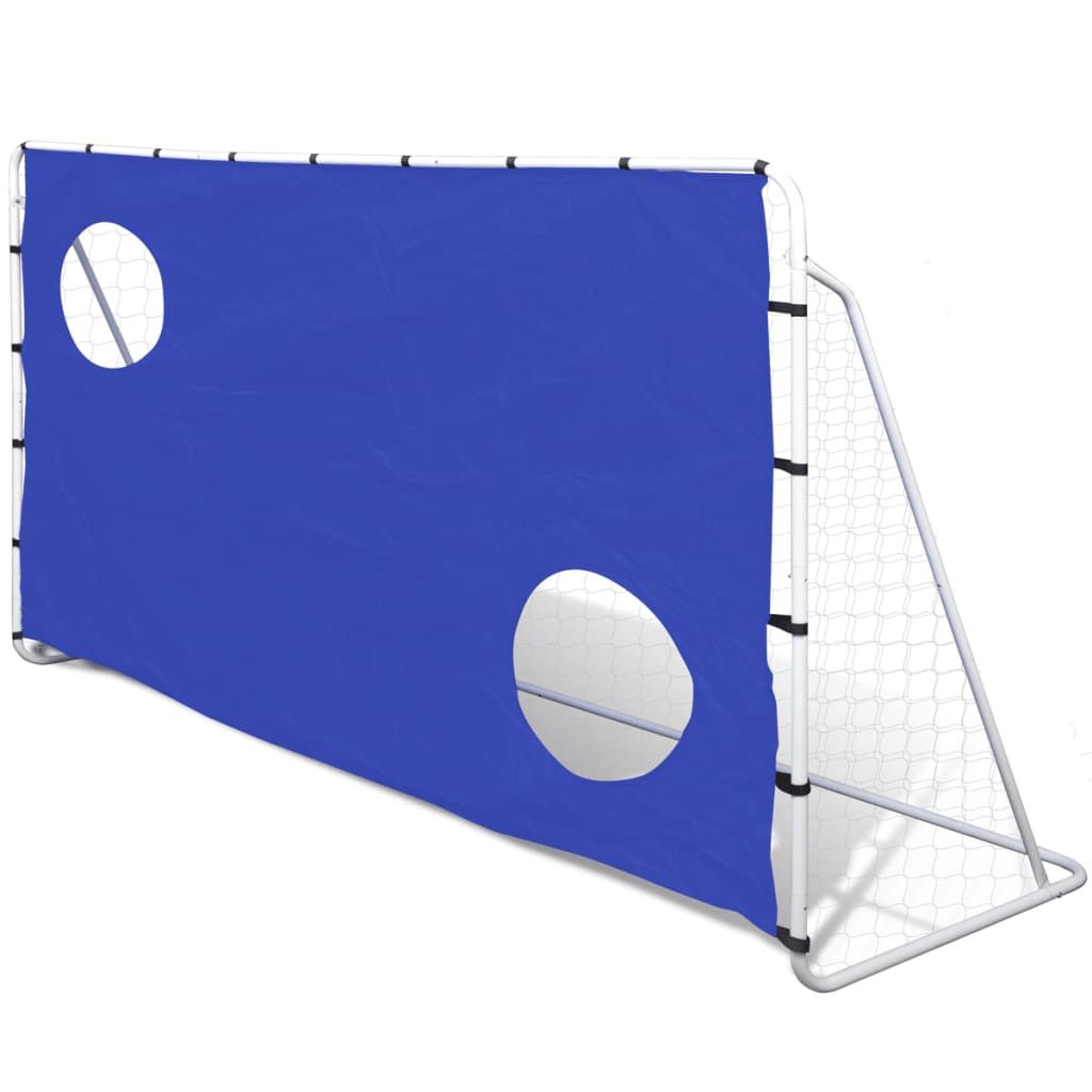 Mini Fußball Torpfosten Netz Set Fußballtor Torwand Fussballtor 240 x 90 x 150cm 