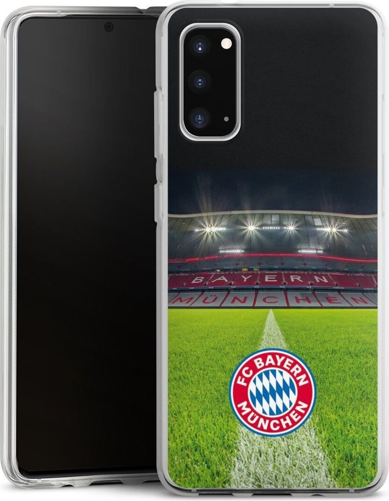 DeinDesign Handyhülle für Samsung Galaxy S20 Silikon Hülle Case Smartphone Schutzhülle FC Bayern München FCB Stadion