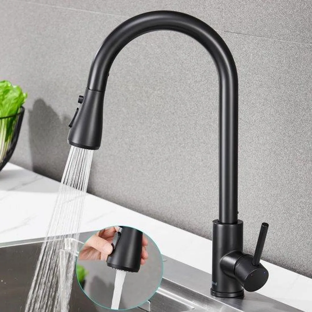 Mitigeur inox pivotant 360° monocommande haute pression série Silver XT