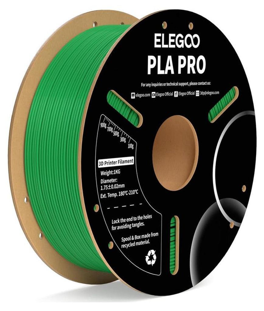 ELEGOO PLA PRO -1.75mm-1KG-Cardboard Spool-Green Obrázek produktu 