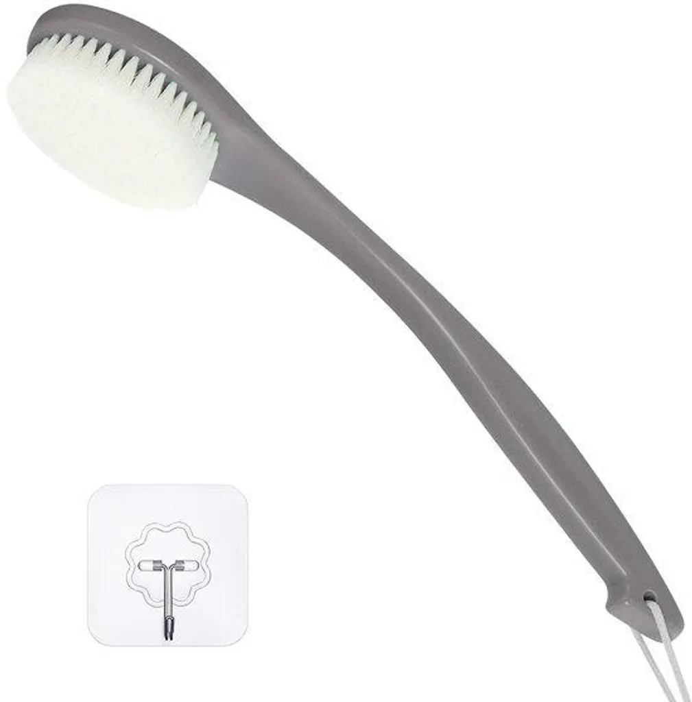 Brosse de douche à sec et humide pour massage et gommage corporel