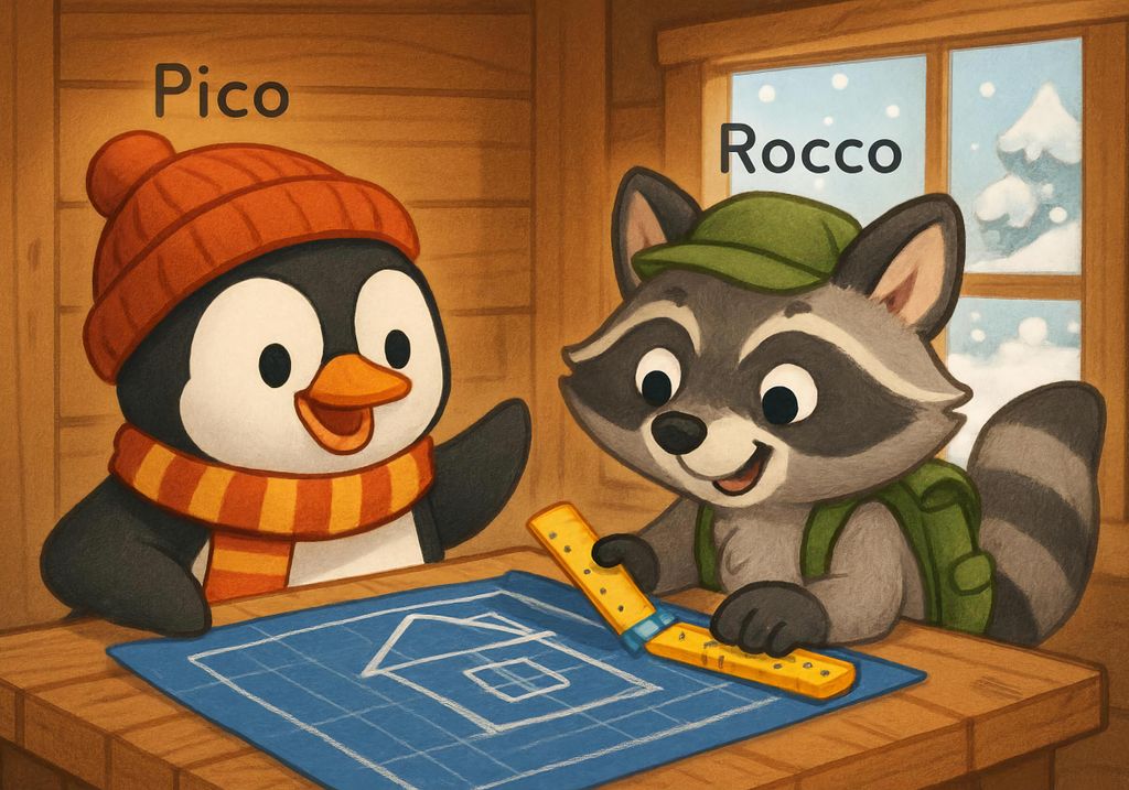 hansepuzzle 111849 - Pico und Rocco Puzzle, 260 Teile, Kinder, 41,0 x 28,0cm mit hochwertiger Aufbewahrung, Kartonbox & Beutel