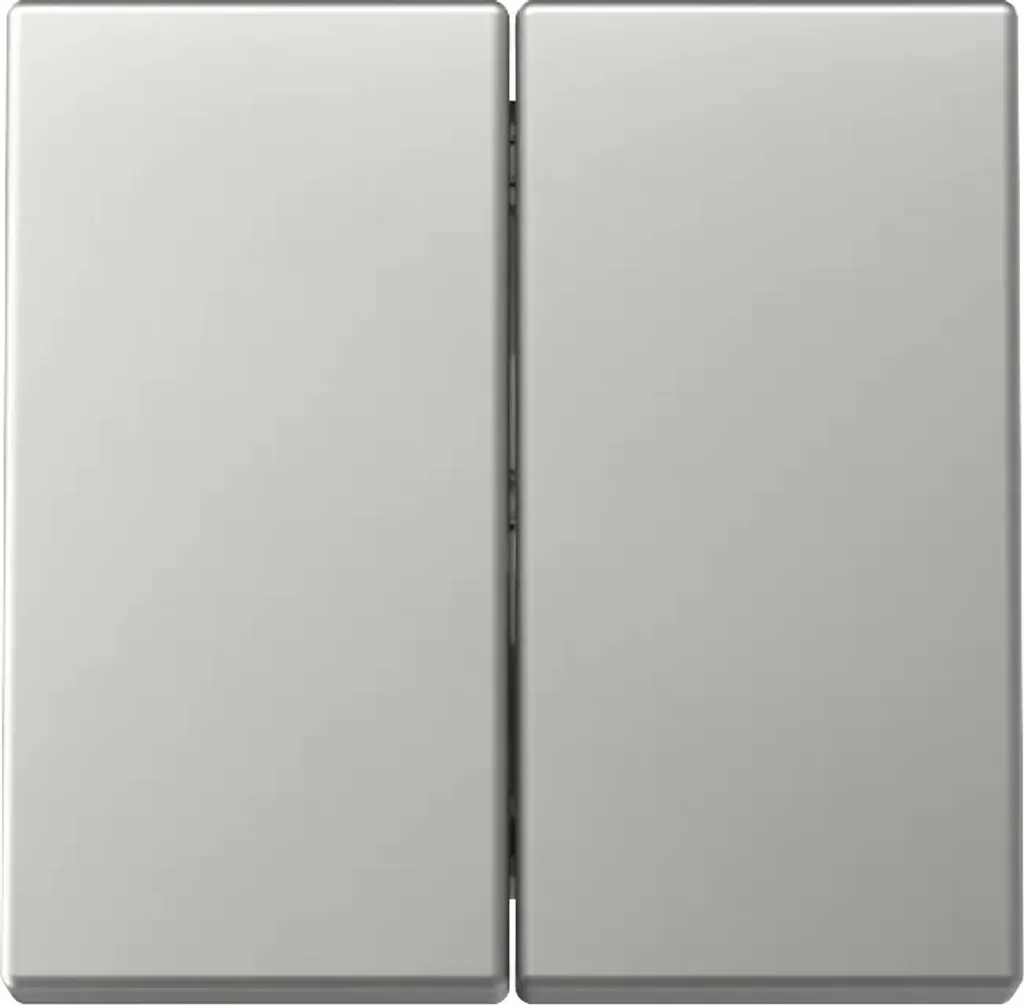 Double Bascule GIRA Système 55 Acier Inox pour Interrupteur Bipolaire 2f