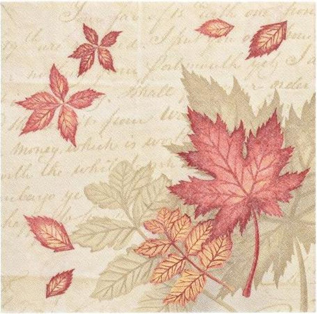 160 Servietten "ROYAL Collection" 1/4-Falz 40 cm x 40 cm "Autumn Colours"