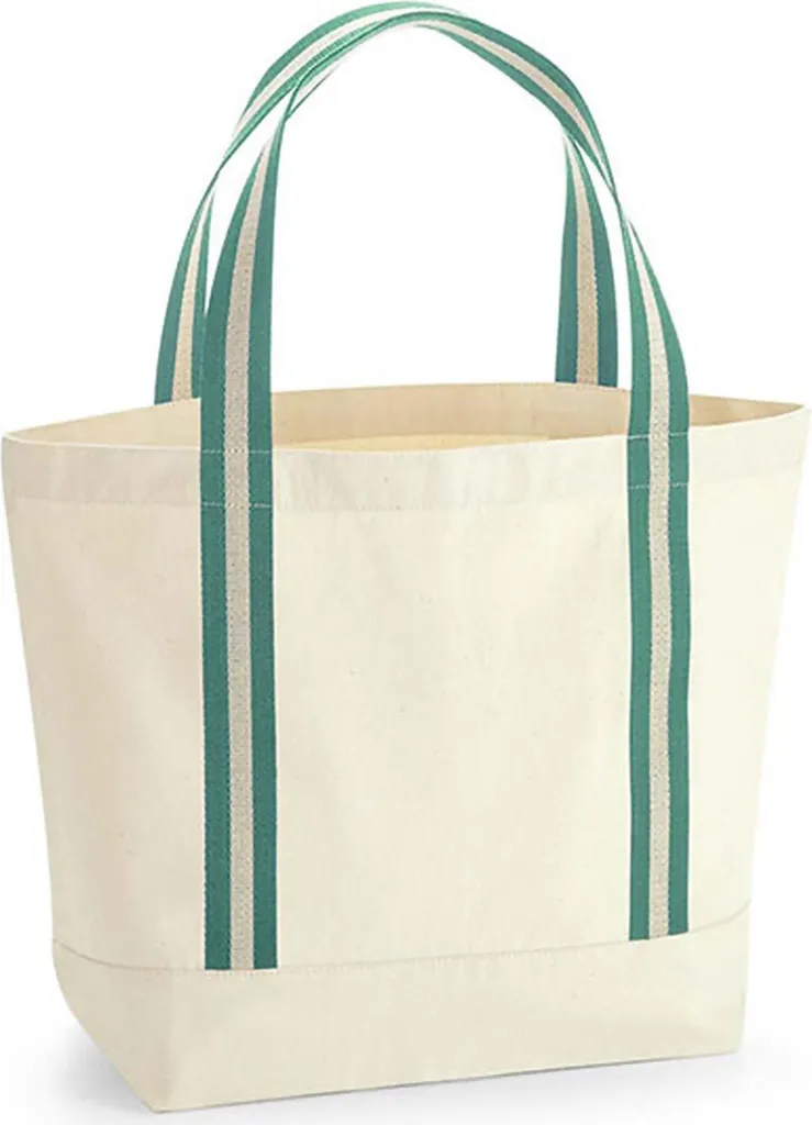 Borsa EarthAware® W690 Westford Mill Cotone Organico Naturale Verde