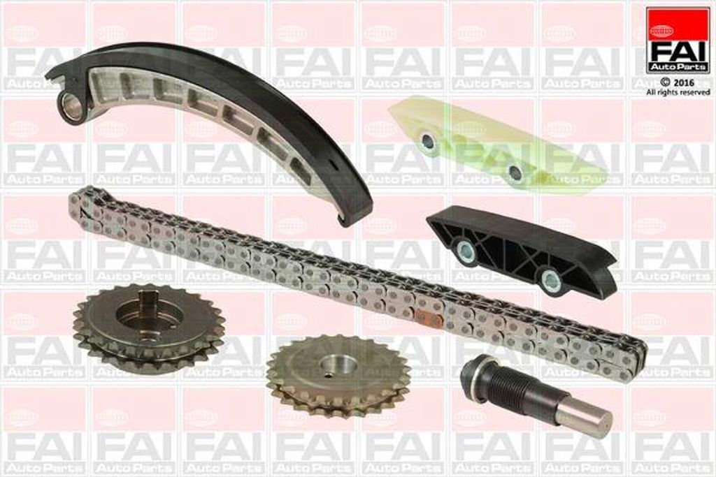 FAI AutoParts TCK195LNG Steuerkettensatz OE 504294672 kompatibel mit Jumper, Ducato, Daily, Massif, Boxer, Defender, Fortwo, Picanto, Corsa D, A4 8...