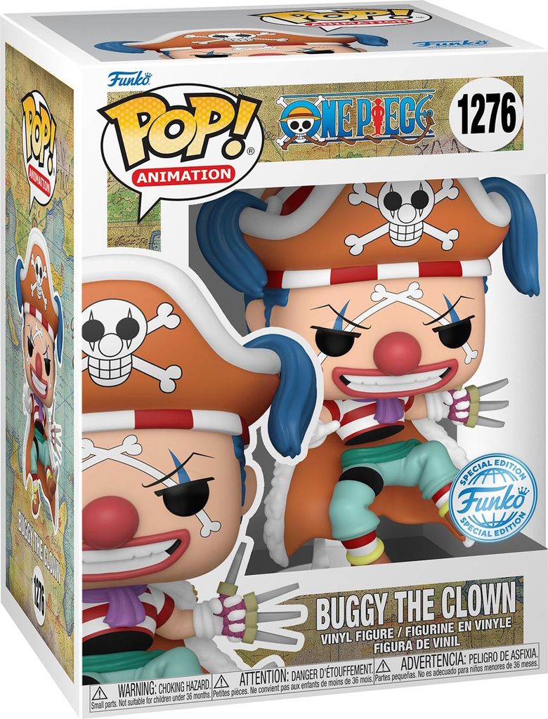 One Piece POP! Animation Vinyl Figuren Buggy the Clown 9 cm