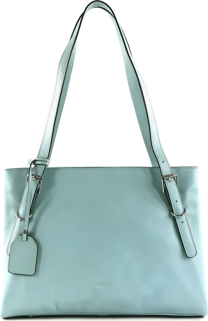 Sac cabas cuir PICARD Felicita bleu : fini le manque de place avec style