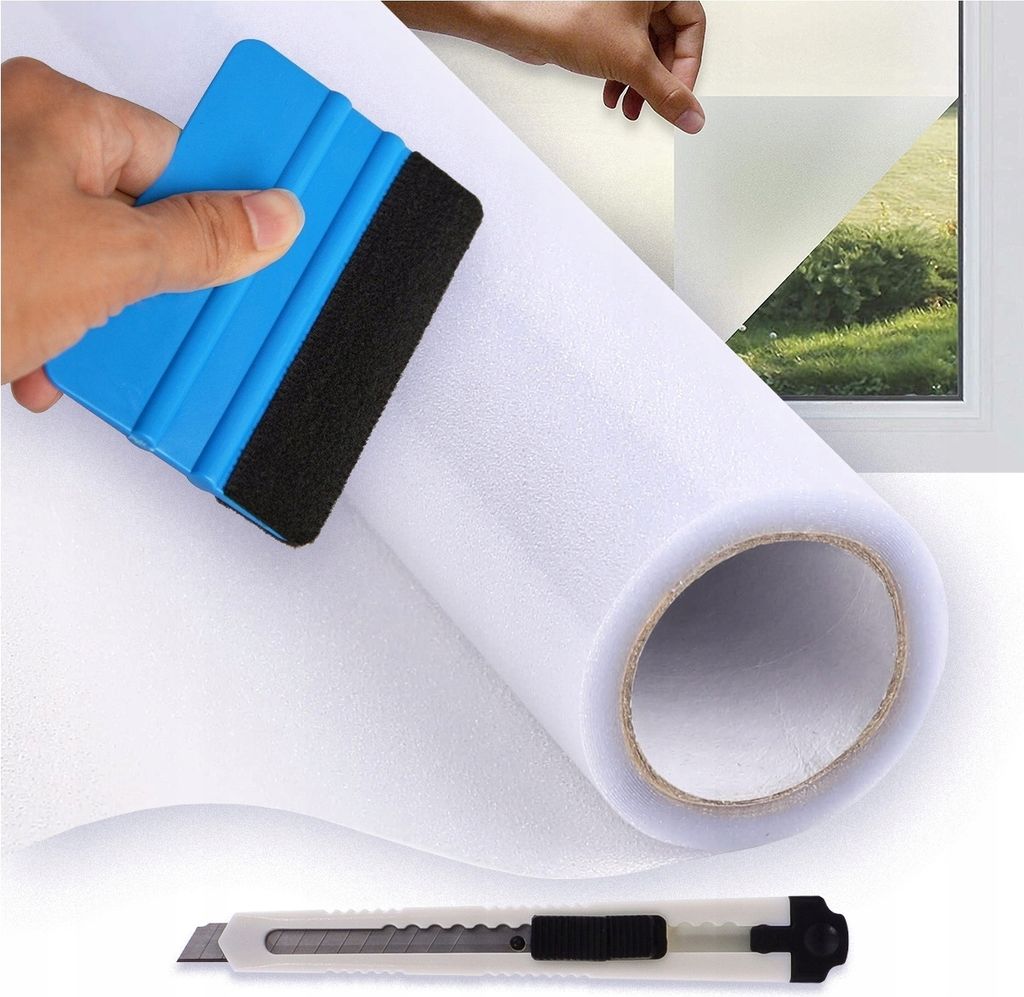 Folia Matowa Na Szybę Mleczna Mrożona 100X60Cm Szroniona Na Zdjęcie produktu 