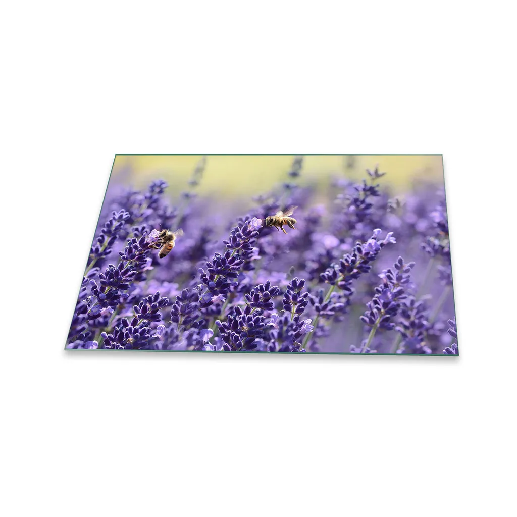 Coprifornelli Vetro 80x52 Ceramica Induzione Lavanda Viola