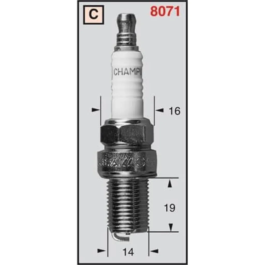 Champion RC7YCC OE014 | Candela d'Accensione Originale Disponibile
