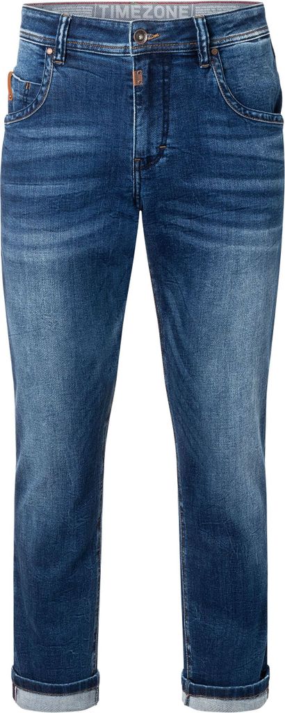 Timezone Jeans mit Stretchbund und verblasster Waschung Größe: 33W / 36L
