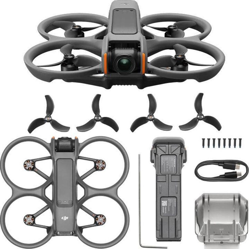 DJI Avata 2 4 Rotoren Quadcopter 12 MP 3840 x 2880 Pixel 2150 mAh Schwarz
