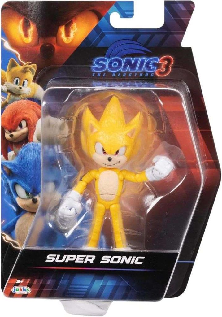 Sonic the Hedgehog 3 5" Super Sonic, 3 Jahr(e), Mehrfarbig