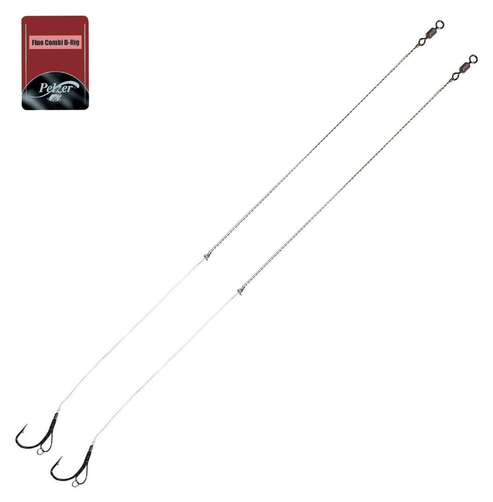 Pelzer Fluo Combi D-Rig Karpfenrigs (2 Stück), Größe:4 Produktbild 