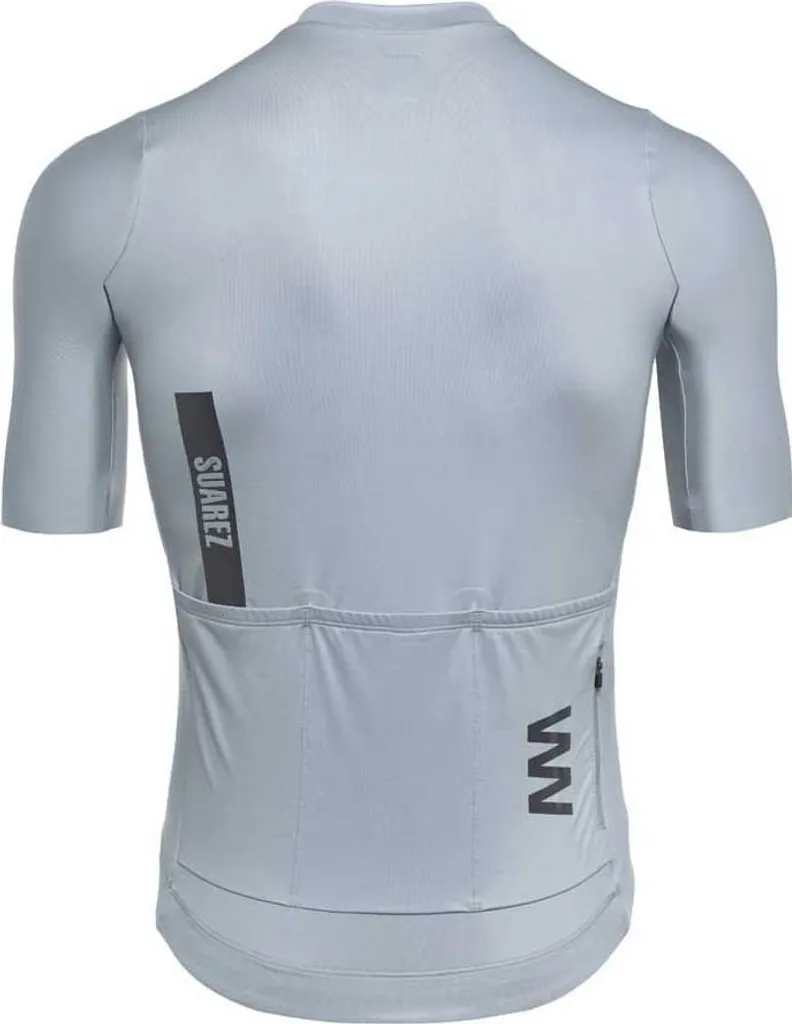 Maillot cycliste gris Suarez Solid 2.5 avec tissu technique ultra léger - 4