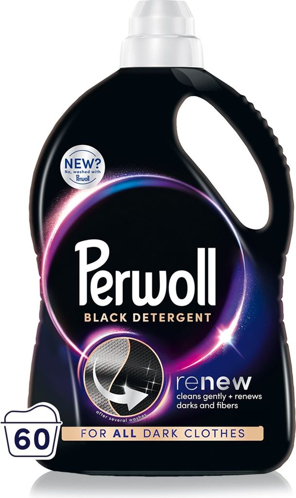 Perwoll Renew Black Pyn do prania ciemnych tkanin, 3 l