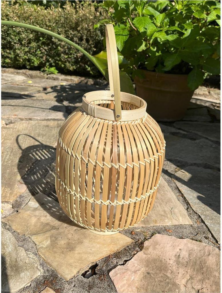 BOURGH Bambus Laterne VILLAPIANA - Windlicht mit Produktbild 