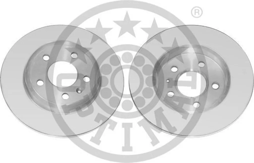 2 Disques de Frein Arrière OPTIMAL BS-8048C pour Audi A4 Avant B7 288mm