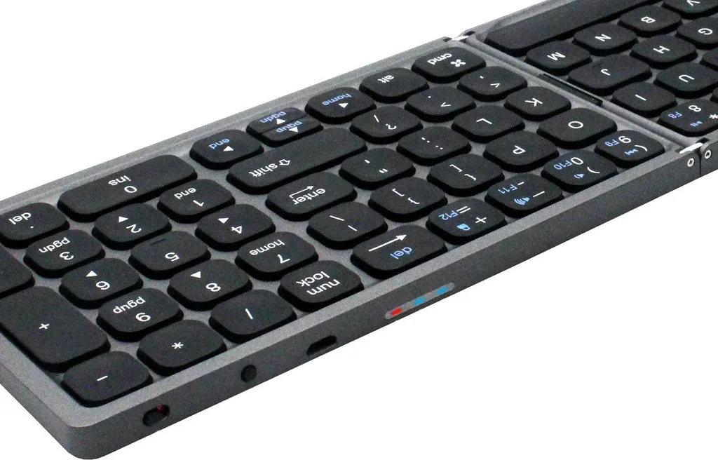 Clavier d'ordinateur pliable sans fil Bluetooth membrane TyperCLAW noir - 9