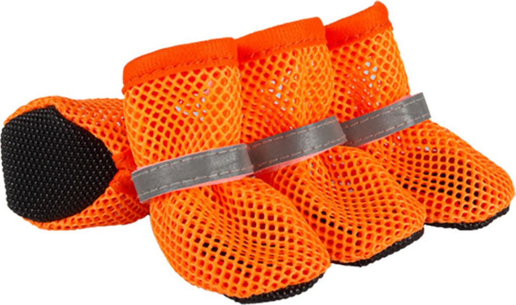 4-teilige Hundeschuhe, atmungsaktive Haustierschuhe, Outdoor-Hundestiefeletten für den Sommer, heiße Pflaster, Hundepfotenschutz zum Spazierengeh...