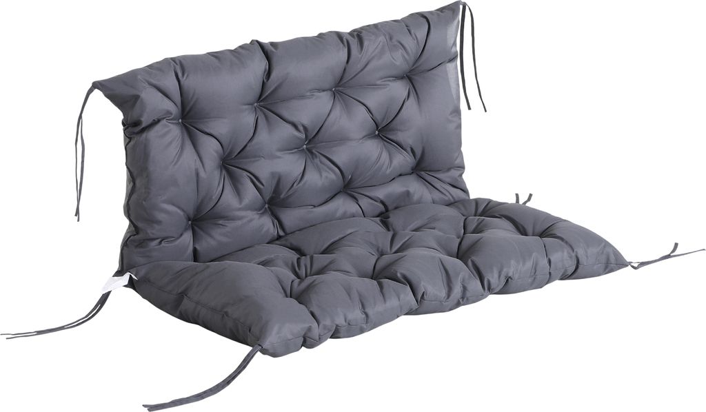 Outsunny Bankauflage aus Polyester 100 x 98 x 8 cm, Produktbild 