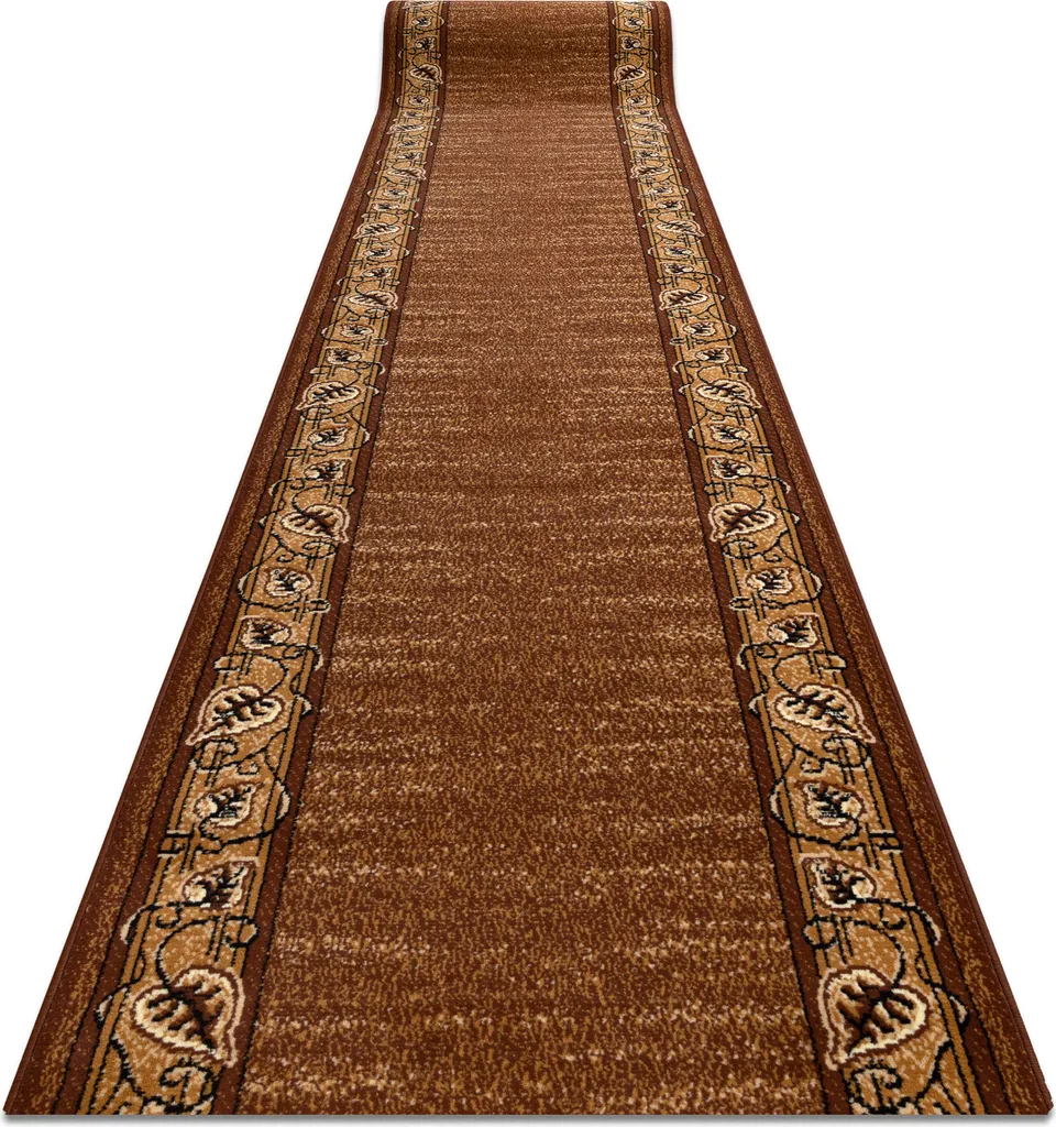 Tapis couloir anti-usure marron 64x530 cm FELIKS pour protéger vos sols