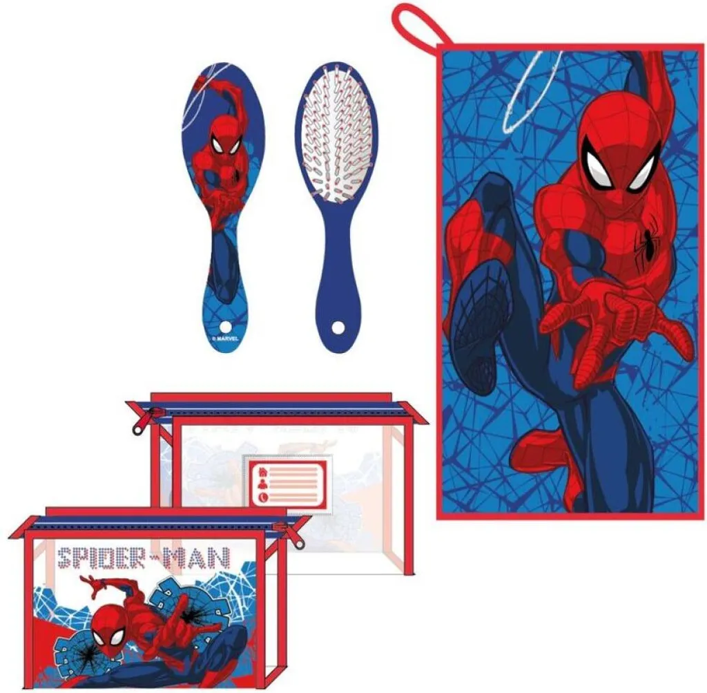 Nécessaire de toilette Marvel Spiderman avec fermeture zippée robuste