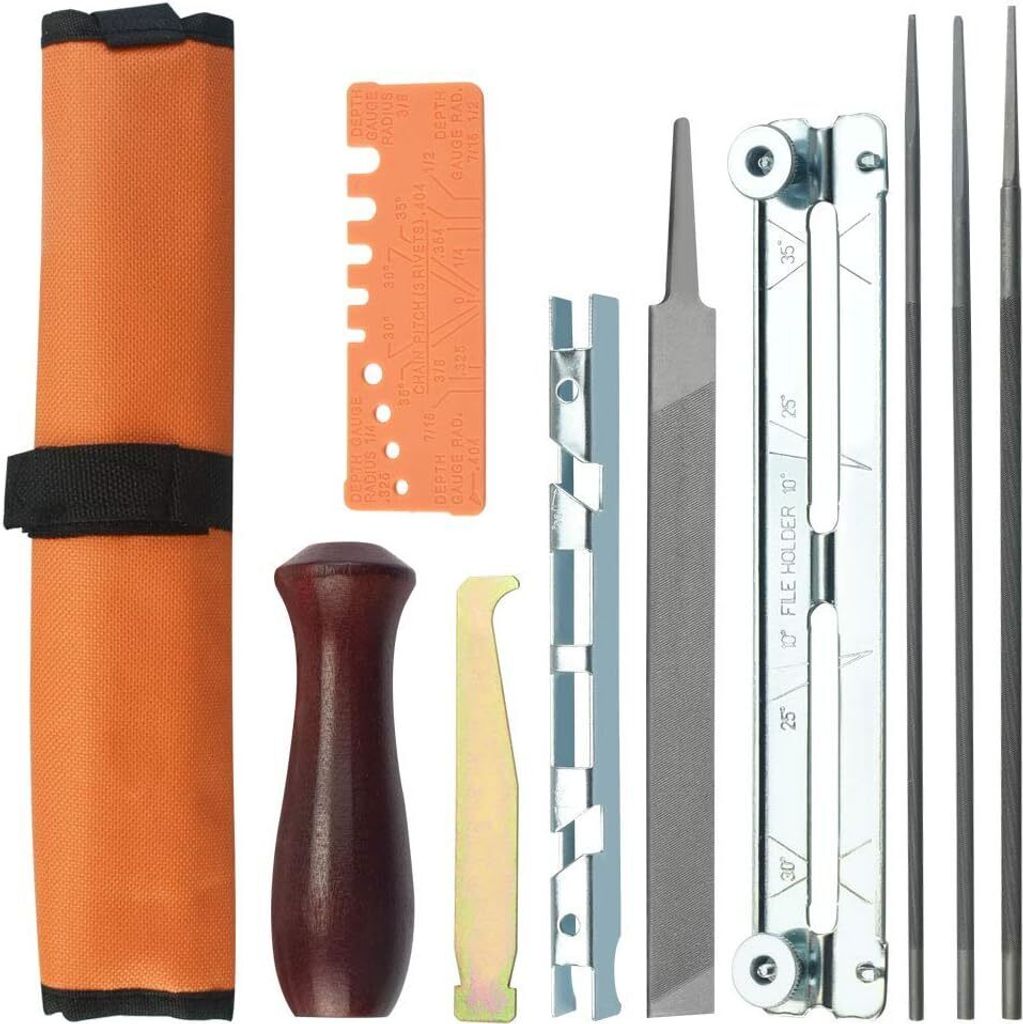 Sägekettenfeilenset – Rundfeilen 4.0/4.8/5.5mm, Schärfset Produktbild 