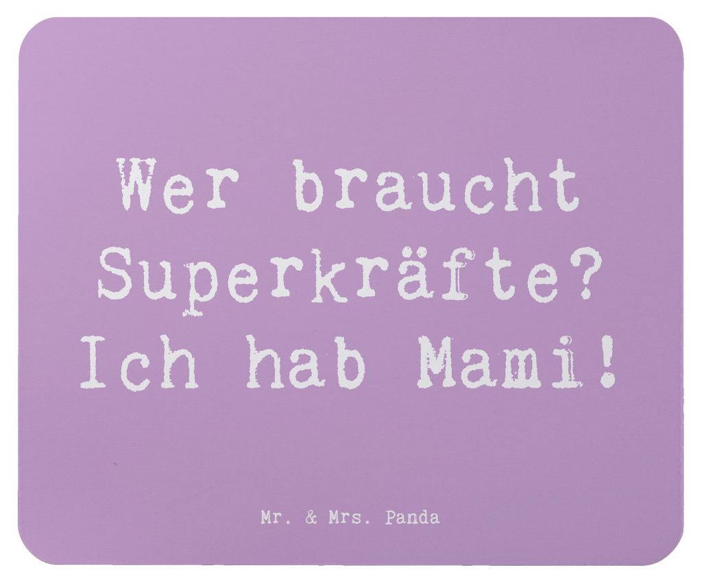 Mr. & Mrs. Panda Mouse Pad Spruch Mami Magie - Lavendeltraum - Geschenk, Mousepad, mauspad pc, Alltag, computer, Mom, Heimdekoration, Familienmitgl...