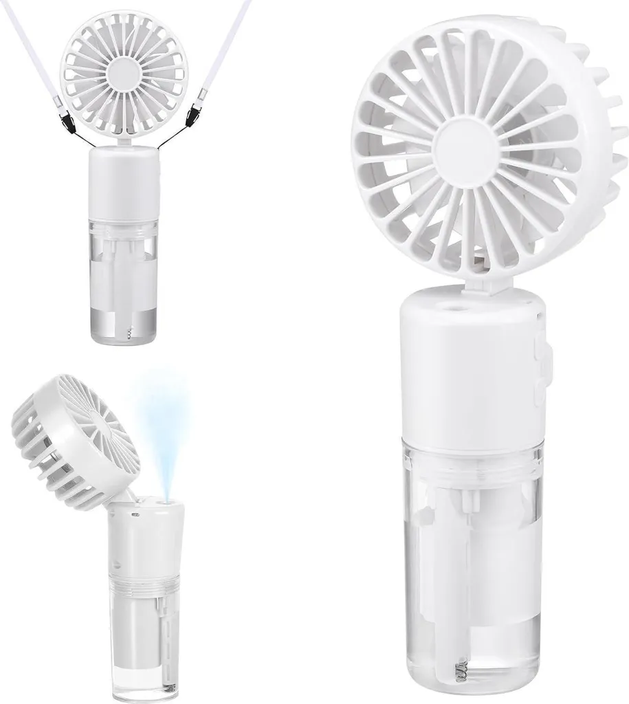 Mini ventilateur USB brumisateur 4000mAh pour une fraîcheur nomade 4V