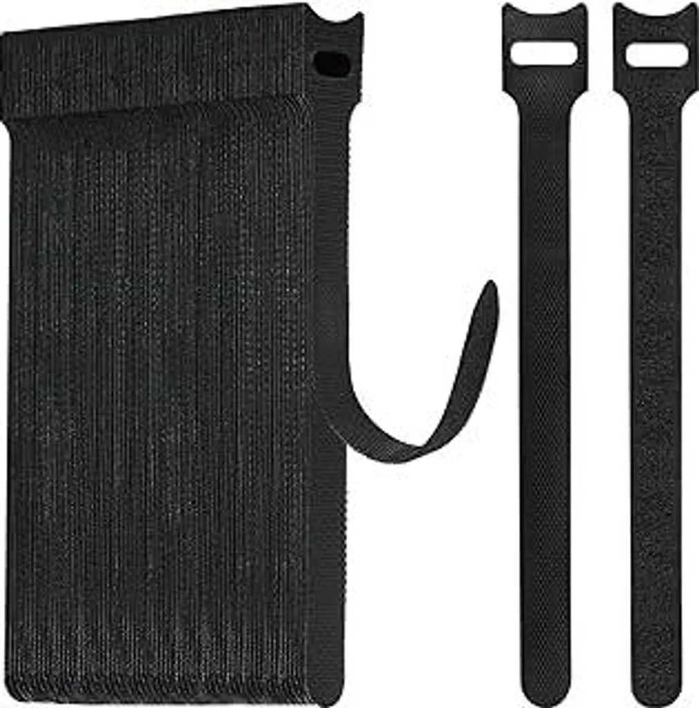 Set 70 Cable Organizer Velcro 150mm - Gestione Cablaggio Rack e Scrivania