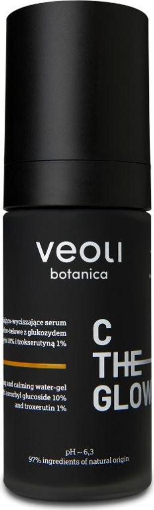 Veoli Botanica C The Glow Aufhellendes & Beruhigendes Wasser-Gel Serum, 30 ml
