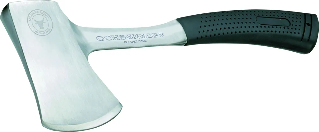 Petite hache de randonnée Ochsenkopf OX 270 GST-600 en acier forgé