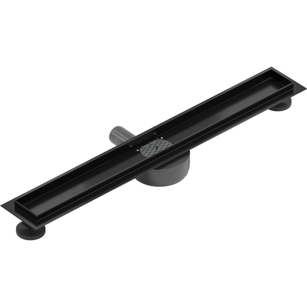 Mexen Flat 360 Abdeckung für lineare Duschabläufe 50 cm, Schwarz - 1740050