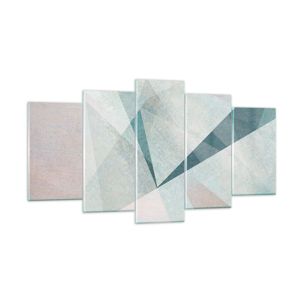 Bilder auf glas - Abstraktion modern - 160x85cm - Glasbilder - Wandbilder - Kunstdruck - zum Aufhängen bereit - Wanddekoration aus Glas - Glas Bil...