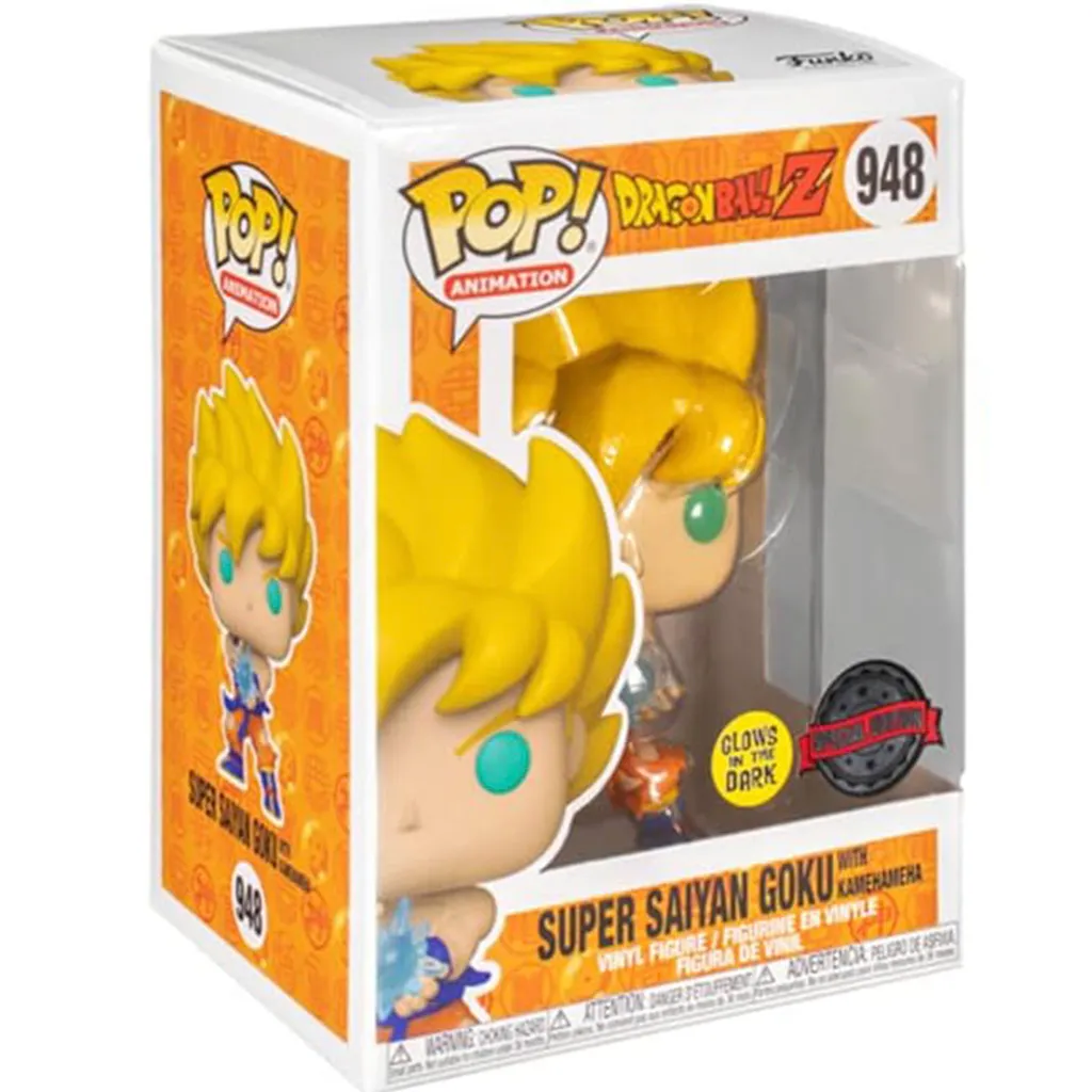 Funko Pop Dragon Ball Z Super Saiyan Goku Kamehameha 948 Special Edition